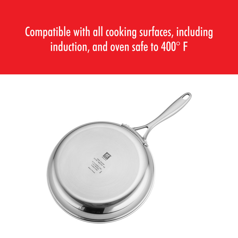 ZWILLING J.A. Henckels Clad CFX Non Stick Stainless Steel Frying Pan